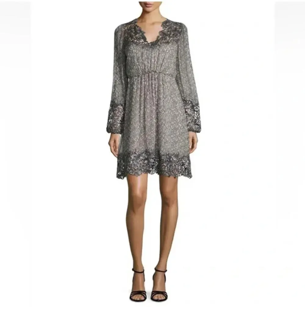 butterfly cotton dress Maya ⋙ Short Dress This will be your Lace Mock Neck Cap Sleeve Mini Dress - DI11550FO Express Shirt Mens Sz Size:4 AU / 0 US